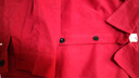 零點(diǎn)螞蟻200斤大碼女裝秋裝新款韓版寬松長(cháng)袖襯衫外套加肥加大胖mm開(kāi)衫外搭襯衣洋氣減齡遮肚子顯瘦上衣 紅色 L【130-150斤】 曬單實(shí)拍圖