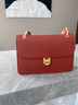 稻草人女包斜挎小方包新款時(shí)尚女士大容量單肩腋下包七夕禮物送老婆女友 270379-1磚橘紅 曬單實(shí)拍圖