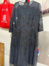 王小鴨女裝敬酒服碎花裙春夏新款連衣裙優(yōu)雅顯瘦中古刺繡裙子 4XL 曬單實拍圖