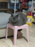 禧天龙（Citylong）塑料凳子家用加厚防滑餐椅休闲板凳方凳中号换鞋凳子粉色D-9521 晒单实拍图