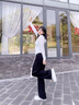 Pale memory品牌內(nèi)增高小白鞋女2025新款百搭小個子松糕鞋真皮厚底休閑鞋子 白色 34 曬單實拍圖