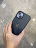 LIKGUS 適用蘋(píng)果14ProMax手機殼iPhone14保護套雙層氣囊防摔Plus半透明磨砂全包 黑色 iPhone 14 曬單實(shí)拍圖