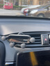 一粒 手機(jī)支架車載 汽車手機(jī)支架出風(fēng)口底座配件專用球頭卡扣式萬能勾 X01款-黑【A款+支架】 曬單實(shí)拍圖