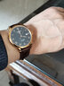 特華詩(shī)適配天梭表帶真皮1853力洛克俊雅海星卡森杜魯爾速馳魅時(shí)恒意駿馳男手表帶男士男款手表皮表帶原裝 棕皮拉扣(金色） 寬度19mm 曬單實(shí)拍圖