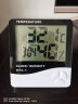 秉优 温度计 湿度计 时钟 闹钟 大屏幕电子温湿度计 数字数显温度表办公家用室内外测温计 实拍图