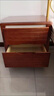 胡桃木三條線(xiàn)胡桃木床頭柜精品現代簡(jiǎn)約床邊臥室客廳實(shí)木大儲物柜 01金絲檀 50*40*50 曬單實(shí)拍圖