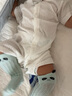 迪迪熊日記嬰兒夏季薄款短袖連體衣0一3個(gè)月新生兒小孩衣服寶寶夏裝夏天衣服 薄款短袖領(lǐng)結白色 90CM適合體重24-27斤內 曬單實(shí)拍圖