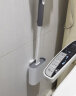 Sodolike 尚岛宜家 硅胶马桶刷 免打孔壁挂式厕所软毛刷家用卫生间清洁刷 实拍图