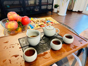 雅瓷汝窯西施壺套裝陶瓷家用功夫茶具整套泡茶壺西子禮盒套裝一壺四杯 汝窯西子壺套裝+觀心小茶臺 1個(gè) 曬單實(shí)拍圖