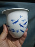 末都手繪青花瓷大號公道杯景德鎮手工陶瓷茶海分茶器功夫茶具茶道配件 年年有余【300ml】 曬單實(shí)拍圖