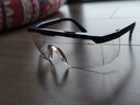 羅卡眼鏡AL026眼鏡防霧防塵騎行防沖擊紫外線(xiàn)透明男女適用眼鏡 透明款（1付）不防霧 曬單實(shí)拍圖
