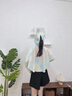 波司登（BOSIDENG）夏季國(guó)標(biāo)時(shí)尚防曬衣女短款防紫外線冰絲涼感海邊音樂節(jié)斗篷外套 仲夏誘惑9040 XS 155 曬單實(shí)拍圖