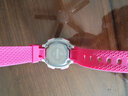 時(shí)刻美（skmei）學(xué)生運動(dòng)電子表兒童初高中生青少年防水鬧鐘夜光多功能手表男女生 1445-玫紅【雙時(shí)間|夜光|鬧鐘】 曬單實(shí)拍圖