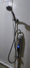 奧唯士（AIWISHE）即熱式電熱水器家用小型快速熱迷你小廚寶衛(wèi)生間速熱洗澡神器變頻恒溫免儲(chǔ)水加熱器 5500W銀色色淋浴款+漏保開(kāi)關(guān) 曬單實(shí)拍圖