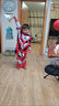 ULTRAMAN衣服男童正版賽羅超人春秋套裝新款女童秋季運動(dòng)兒童蜘蛛俠兩件套 【捷德】經(jīng)典款護鏡套裝 120 cm【建議身高105-115cm】 曬單實(shí)拍圖