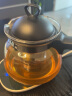 紫丁香 玻璃茶壶套装 耐热玻璃茶具整套泡茶壶杯子花茶壶茶杯具礼物套装 实拍图