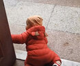 李晨曦（Lichenxi）嬰兒帽子春夏薄款可調(diào)節(jié)嬰幼兒女寶寶漁夫帽純棉可愛新生兒遮陽帽 黃色 愛蝶抽繩盆 頭圍36-47cm  參考0-16個(gè)月 曬單實(shí)拍圖