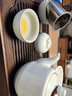連山閣 汝窯過濾茶壺單壺內(nèi)置網(wǎng)隔內(nèi)膽紅茶泡茶器大號功夫茶具開片可養(yǎng)陶瓷大容量泡茶壺禮品 月白汝窯過濾茶壺410ml一壺六杯 曬單實(shí)拍圖