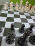 得力（deli）磁吸國際象棋兒童學(xué)生黑白磁性比賽訓練益智折疊款加大號 曬單實(shí)拍圖