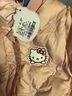 Hello Kitty兒童羽絨服女童羽絨內膽秋冬學(xué)生白鴨絨外穿輕薄保暖3281粉色120 曬單實(shí)拍圖