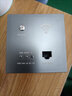 櫻通 【全屋wifi5】墻壁A(yíng)P面板 家用無(wú)線(xiàn)網(wǎng)絡(luò )六類(lèi)網(wǎng)線(xiàn)入墻式86型插座 【千兆5G雙WiFi灰色】【220V供電】 型號不同，網(wǎng)速不同，可先咨詢(xún)客服 曬單實(shí)拍圖