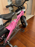 鳳凰兒童自行車(chē)鎂合金碟剎小孩單車(chē)男孩寶寶腳踏車(chē)3-8歲公主款童車(chē) 粉色（悍馬輪） 12寸 曬單實(shí)拍圖