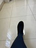 莫奈德品牌男鞋 帆布鞋男老北京布鞋休閑一腳蹬懶人透氣男士板鞋Z2688 黑底 41 曬單實(shí)拍圖