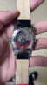 英纳格（Enicar）瑞士原装进口红牌系列商务防水全自动机械男表瑞士手表 皮带黑盘1165/50/358MaBZ 实拍图