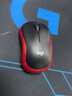 羅技（Logitech） M185無(wú)線(xiàn)辦公鼠標筆記本臺式機電腦光電鼠標帶2.4G接收器 M185黑紅(全新盒裝) 無(wú)線(xiàn) 曬單實(shí)拍圖