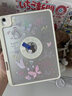 MOROCK【2025新款】iPad保護套air7/6適用蘋(píng)果平板帶筆槽防彎亞克力全包可旋轉可拆分后殼磁吸分離硬殼 【蝴蝶花園】 Air5/4(10.9英寸) 曬單實(shí)拍圖