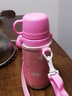 Hello Kitty 兒童帶水杯蓋保溫杯304不銹鋼小學(xué)生幼兒園女寶寶配公仔 1381-凱蒂貓粉色-600ml 曬單實(shí)拍圖