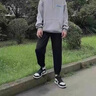 花花公子（PLAYBOY）休閑褲男春秋季2025新款寬松百搭商務(wù)直筒褲男潮流韓版長褲子男裝 卡其 31 曬單實(shí)拍圖