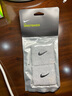 耐克（NIKE） 籃球網(wǎng)球羽毛球跑步透氣護腕運動(dòng)吸汗擦汗腕帶兩只裝止汗護手腕 灰/黑色NNN04051OS 曬單實(shí)拍圖