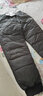駱駝小駱駝兒童羽絨褲男童外穿秋冬季新款白鴨絨加厚中大童長(cháng)褲子 D64CA9E616A5，幻影黑 160 cm 曬單實(shí)拍圖