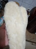 DELIUGG羊毛保暖鞋墊女冬季加絨加厚雪地靴防寒棉鞋墊透氣吸汗鞋墊 白色 35 曬單實(shí)拍圖