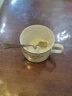 Mongdio 欧式陶瓷咖啡杯套装小精致简约家用拿铁杯 挂耳美式杯碟带架子 银边6件套-套头 套装 实拍图