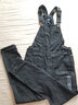 【9成新】GAP官方旗艦店 女裝 寬松水洗牛仔背帶褲 褲子女356172 2018秋裝新款 純正黑色 XXXS 曬單實(shí)拍圖
