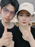 施蔻鉑金鉆石戒指女士時尚求結(jié)婚對戒生日禮物送女友老婆紀念日 鉑白金情侶鉆石對戒+足銀十字鏈 曬單實拍圖