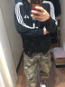 阿迪達斯（adidas）男裝夾克 2025秋季新款運動(dòng)服時(shí)尚風(fēng)衣快干透氣休閑梭織連帽外套 經(jīng)典黑/簡(jiǎn)約時(shí)尚/薄款熱推 2XL 【185-190cm/190-200斤】 曬單實(shí)拍圖