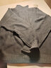 衣瑾帛社針織衫女寬松秋冬款文藝范半高領(lǐng)棉線(xiàn)毛衣女長(cháng)袖內搭上衣 灰色 均碼 曬單實(shí)拍圖