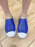 Skechers斯凱奇兒童夏季輕便舒適洞洞鞋兒童涉水防滑溯溪鞋91995L 男童踩腳/藍(lán)色/檸檬色/BLLM 30 曬單實(shí)拍圖