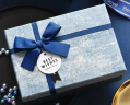 柯柯安礼品盒生日礼盒空盒大号礼物包装盒男生盒子520礼盒高级感礼物盒 蓝色烟雨+礼袋 2号19*13*7.5cm 实拍图