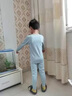 彩橋兒童內(nèi)衣套裝德絨無痕隨心裁男童女童保暖內(nèi)衣秋衣秋褲 天空藍(lán)-男童 140cm 曬單實拍圖