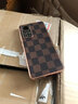 joyme 適用 小米12手機殼素皮小米12pro保護套小米12x手機套鏡頭全包防摔小米12spro外殼小米12s皮套 小米12/12x/12s通用 格子紋后殼【咖啡格】 曬單實(shí)拍圖