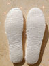 DELIUGG羊毛保暖鞋墊女冬季加絨加厚雪地靴防寒棉鞋墊透氣吸汗鞋墊 白色 36 曬單實(shí)拍圖