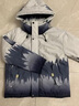 花花公子羽絨服男冬季漸變連帽保暖外套秋冬裝潮流韓版休閑寬松衣服男裝 黑色 XL 曬單實(shí)拍圖