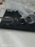 万宝龙（MONTBLANC）男款透明浅咖色镜框银色镜腿光学眼镜架眼镜框男框MB0099O-003 实拍图