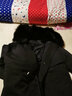 品牌（高品質(zhì))初徑皮草外套派克服女可拆卸兔毛內膽狐貍毛領(lǐng)過(guò)膝款新款活里活面 黑色（過(guò)膝） 102cm左右 XL （126-140） 曬單實(shí)拍圖