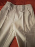 ROEYSHOUSE羅衣知性修身九分直筒褲女秋裝新款米色通勤OL西裝褲子04220 米色 M 曬單實(shí)拍圖