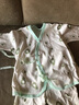 奇萌娃（qimengwa）新生嬰兒衣服全棉內衣套裝綁帶和尚服0-3個(gè)月初生寶寶連體衣爬服 無(wú)骨春秋款套裝湖藍色 2條 66 碼2-4個(gè)月左右 曬單實(shí)拍圖